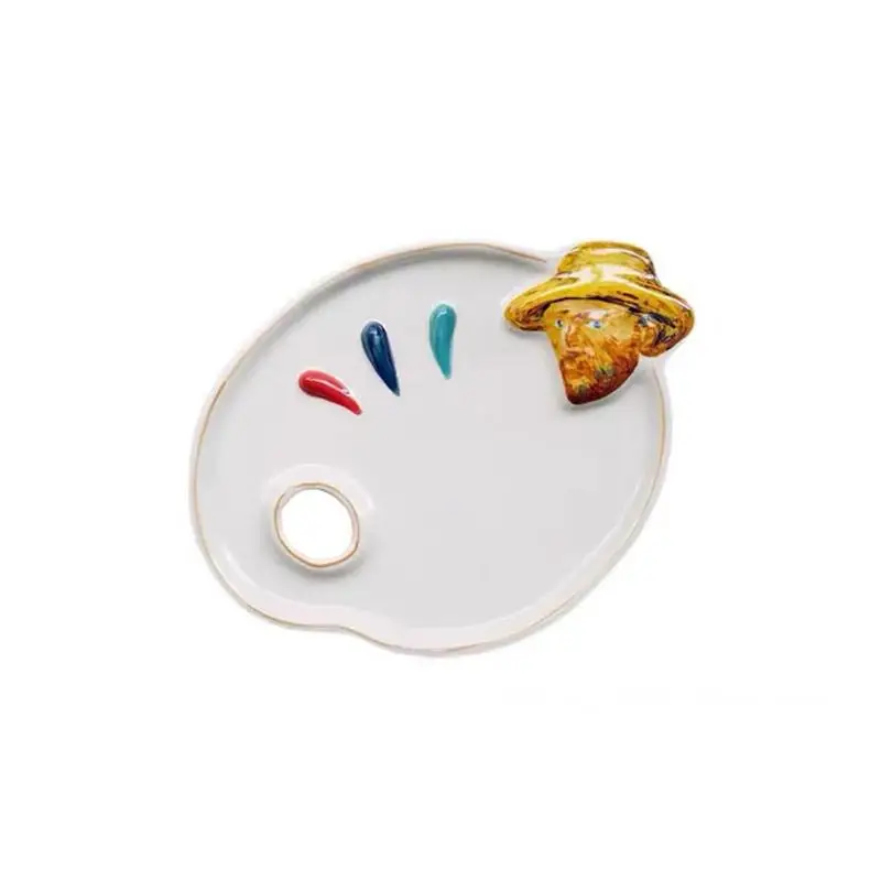 OMENIA Cute Children's Fun Sales Office Model Room Children's Room Desk Bright Color Soft Wooden Painting Ornament