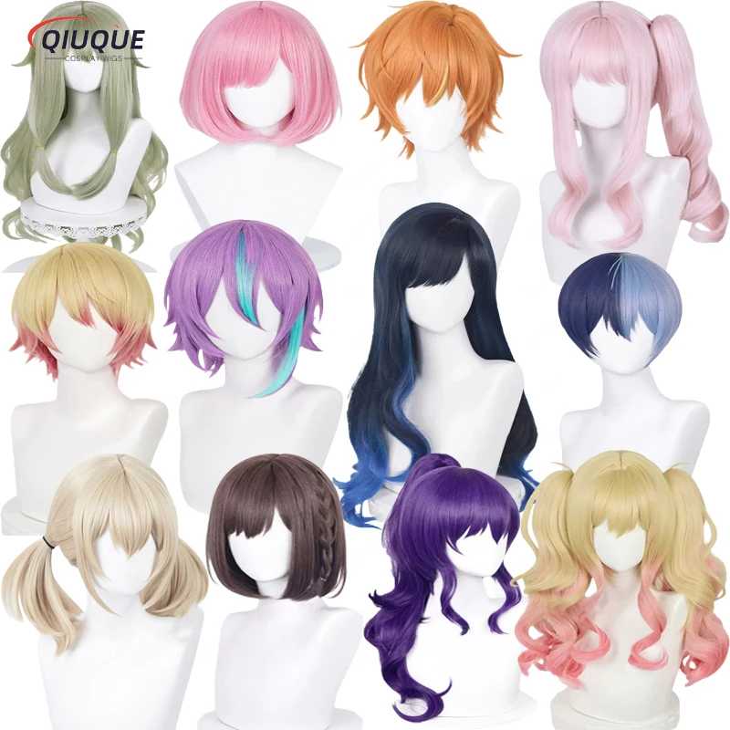 Anime Tenma Tsukasa Tenma Saki Aoyagi Toya Akiyama Mizuki Asahina Mafuyu Kamishiro Rui Ootori Emu Yoisaki Kanade Cosplay Wig