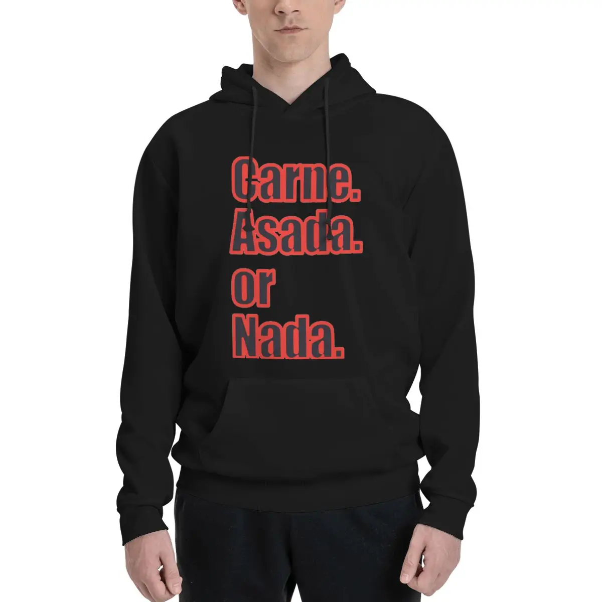 

Carne Asada Or Nada Polyester Hoodie Men's Sweatershirt Warm Dif Colors Sizes