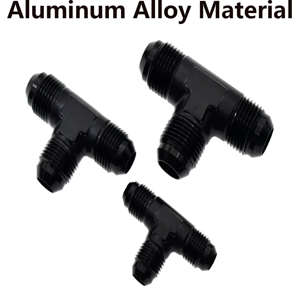 Modified car parts oil cold joint brake three-way quick connection oil pipe AN3-AN12 three-way conversion head oil cold