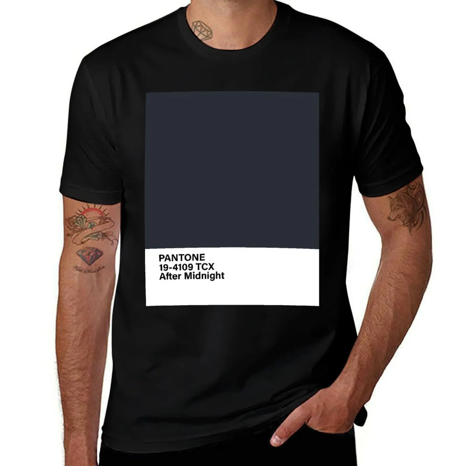 pantone 19 4109 tcx after midnight T-Shirt blacks vintage t shirts anime t shirts vintage graphic tee fitted t shirts for men