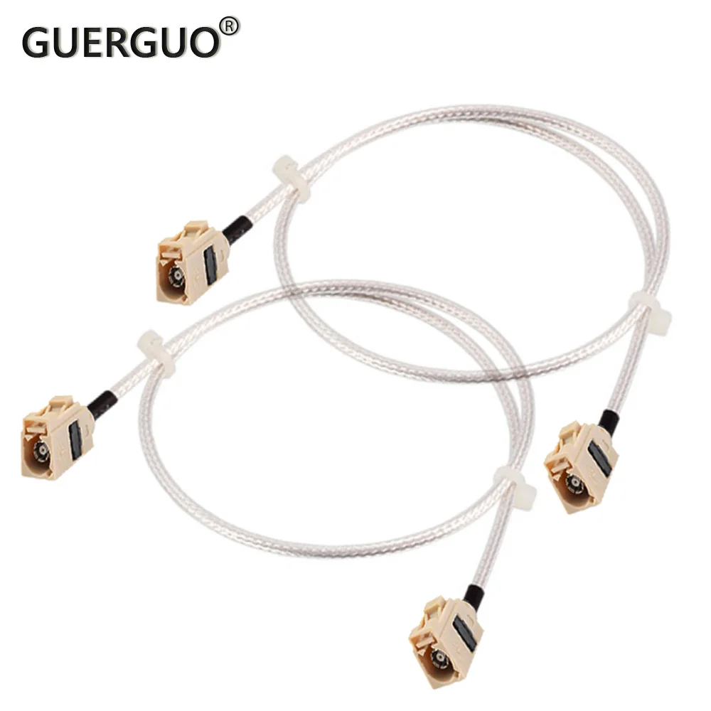 Fakra I RAL 5005 Male And Female RF Coaxial RG316 Cable GPS Antenna Extension Cord Pigtail for Car GPS Telematics Navigation