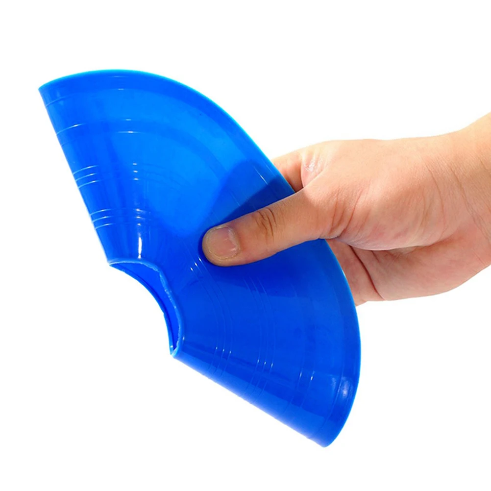 

24Pcs Football Training Sign Dish Plate Cone Obstacle Marker Tray Football Training Tray Red Blue Green Yellow(Blue)