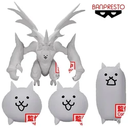 Bandai Original Battle Cats Anime Figure Wall Meow Star Man Dragon Meow Star Man Action Figure Toys for Boys Girls Kids Gifts