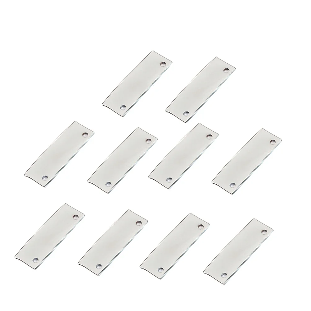 

10 pcs Humbucker Pickup Rail Blades for Electric Guitar Single Coil Replacement Parts Accessories Guitar Components