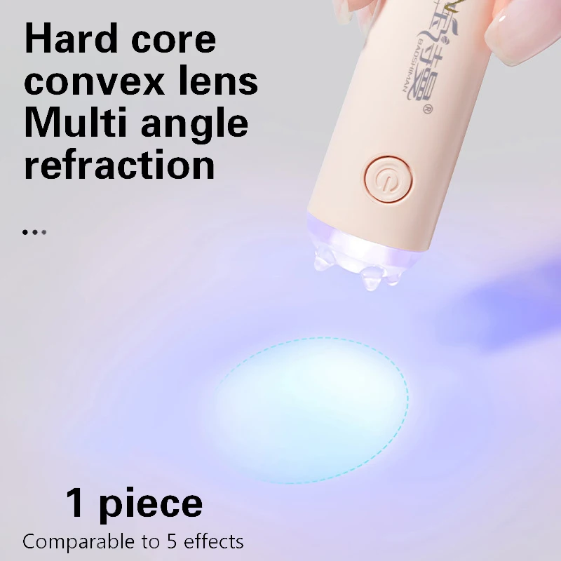 ZZ Draagbare Handheld Mini Nagellamp Voor Alle Gel Polish Sneldrogende USB Nageldroger Machine UV LED Nagellamp Mini Zaklamp Pen