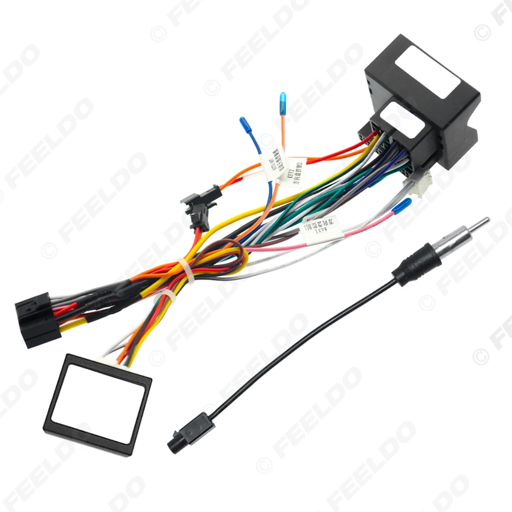 Car Media Player Navigation Radio Android 16Pin Wire Harness Canbus Box for Volkswagen Golf 5/6 Polo Passat Jetta Tiguan Touran