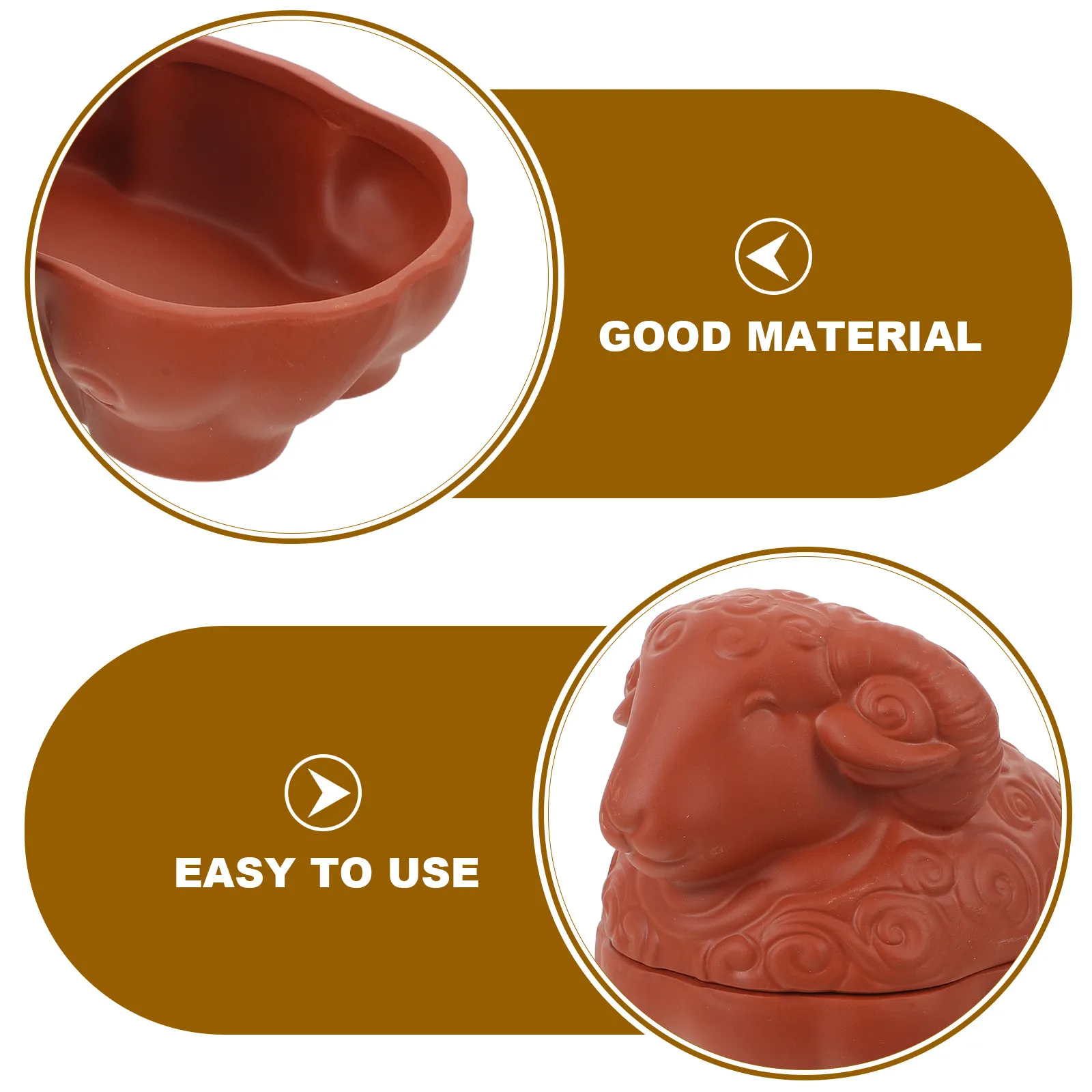 Pottery Clay Stew Pot Lidded Soup Bowl 300Ml Small Ceramic Cooking Pot for Healthy Steaming Simmering Baking Nutrient Retention