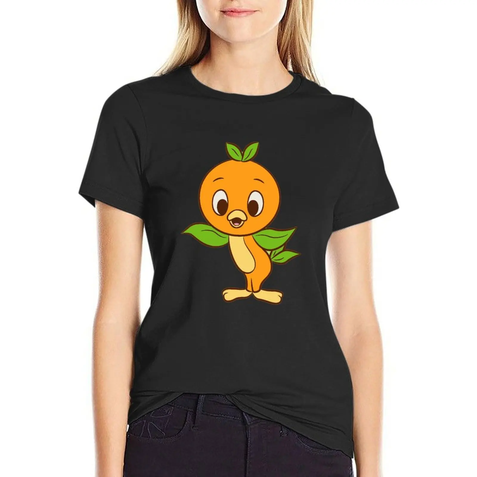 

Sweet Orange Bird T-Shirt summer clothes customizeds quick drying designer clothes Women luxury