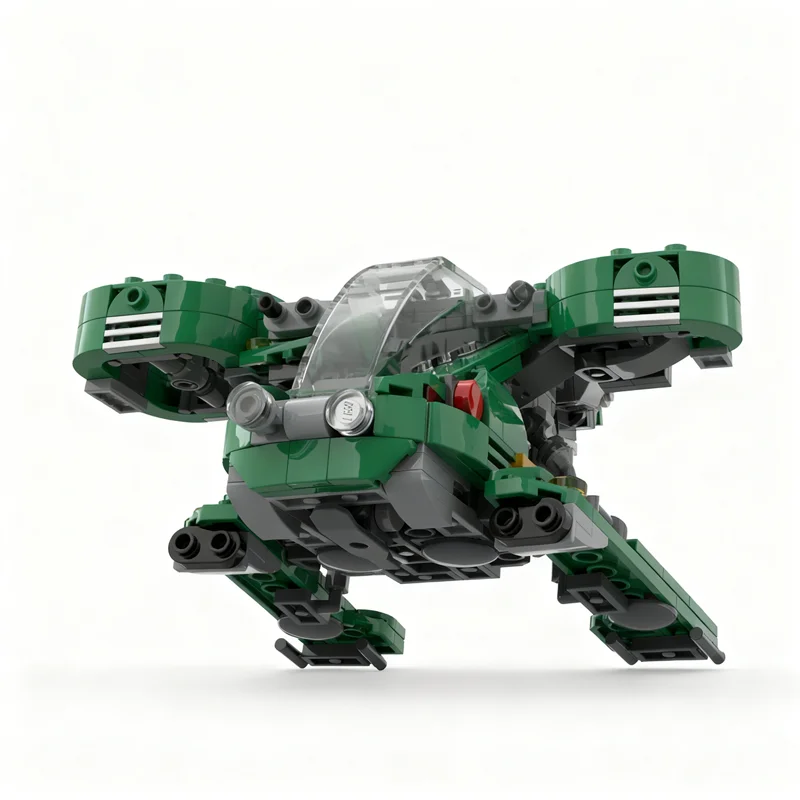 512pcs MOC Halo Hornet Model Building Blocks Architecture Assemble Toy DIY Idea Christmas Gift Brick Kids Creative Education