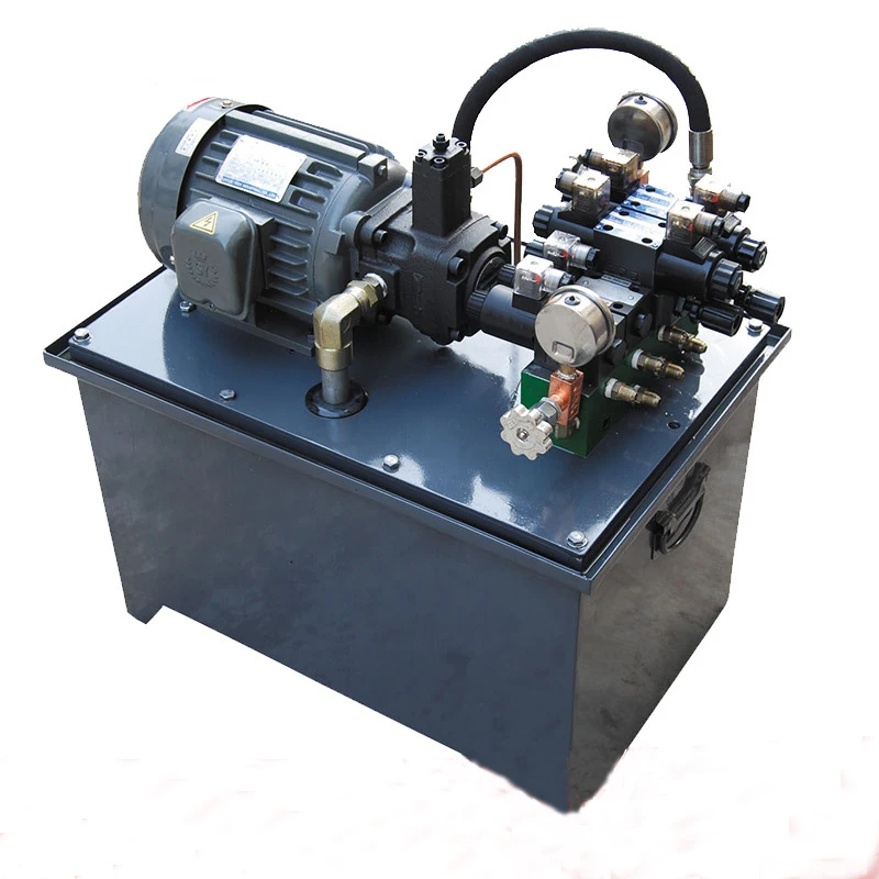 Hydraulic For Press Flow Control Valves Power Pack Motor