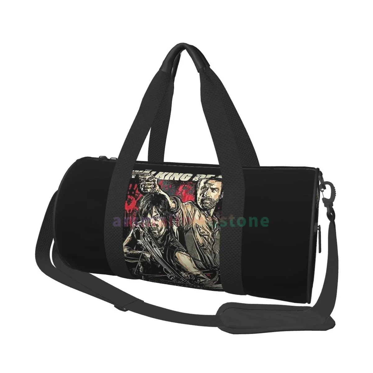 

The Walking Dead Travel Duffle Bag Yoga Bag Workout Durable Backpack Handbags Round Outdoor Fitness Bags