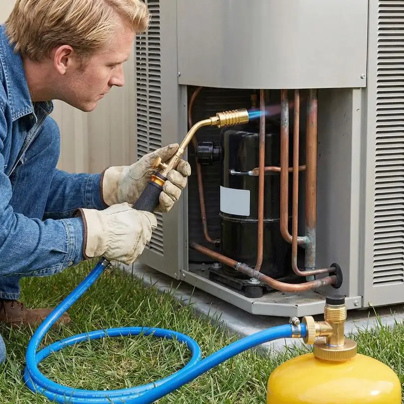 

Газовая горелка для сварки и пайки 2,5 м, для меди и алюминия, на сжиженном пропане, для плавки металла и домашнего ремонта