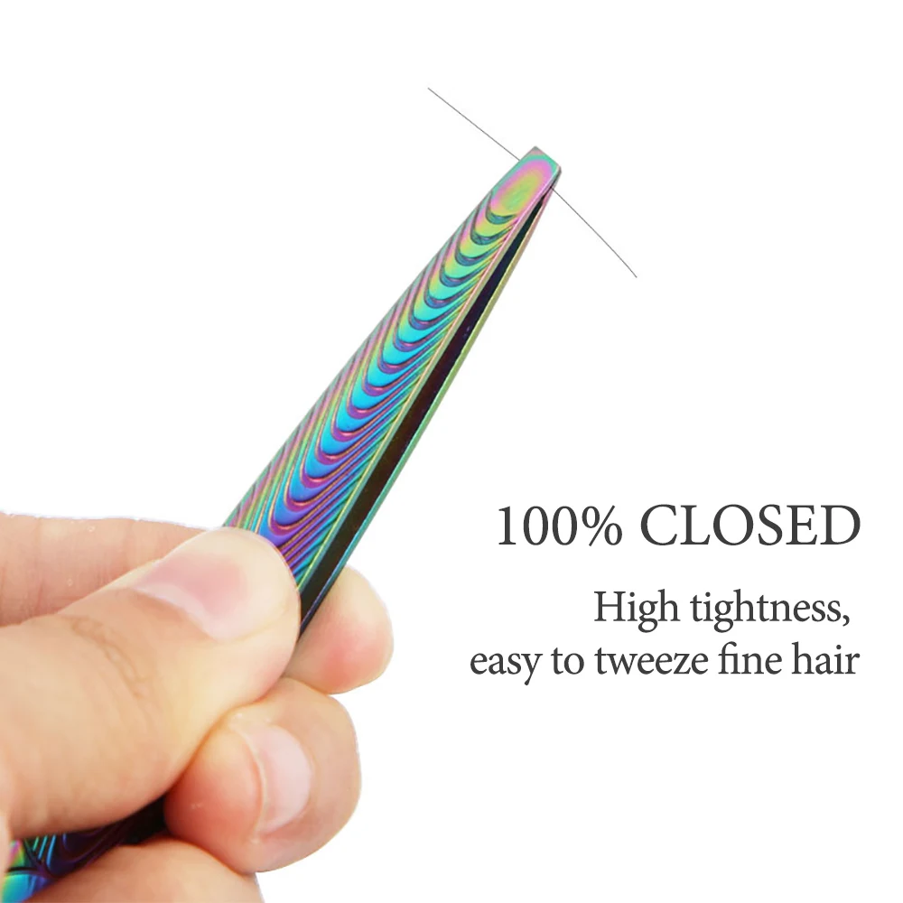 1Pcs Eyebrows Tweezers Trimmer Beard Eye Brow Hair Removal Plucker Eyelash Clip Forceps Tweezer Face Makeup Women Eyebrow Tools