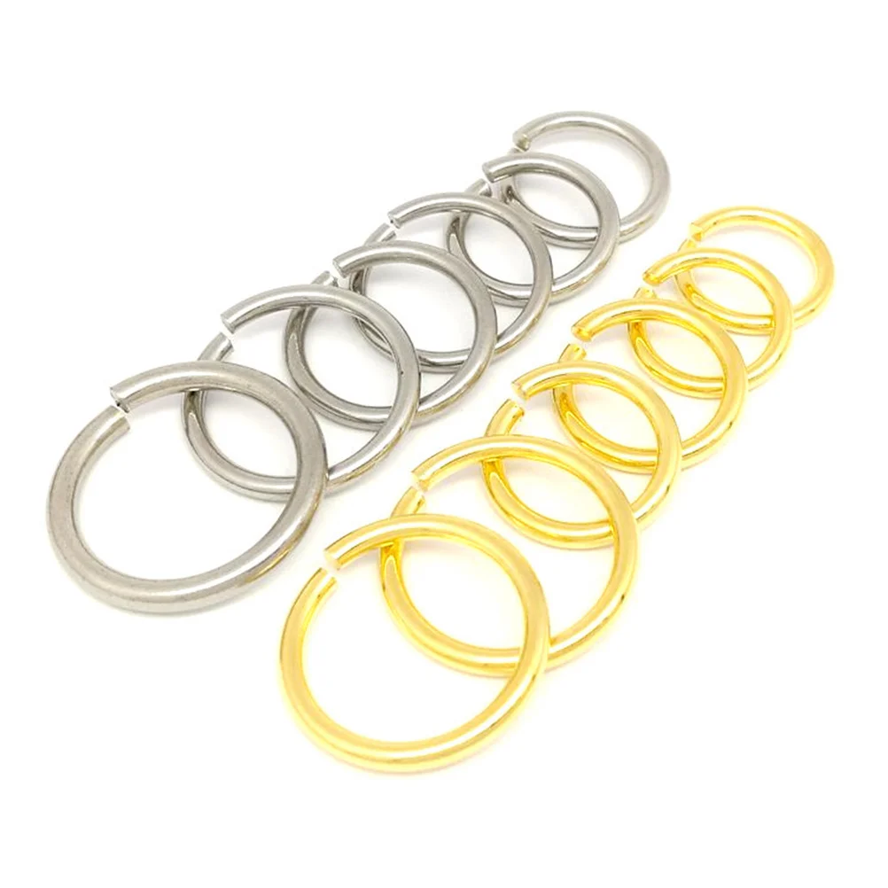 

50 шт., уплотнительные кольца из нержавеющей стали, уникальный простой дизайн, ювелирные изделия, соединительные аксессуары, серьги «сделай сам», браслеты, изготовление ожерелья
