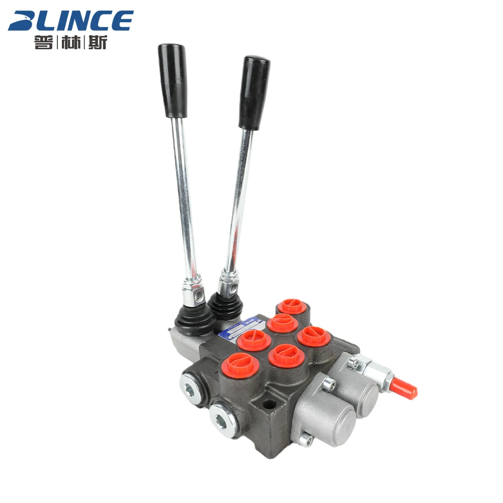 Floating Position Detent Manual Directional Control Valve Hydraulic 2 Spool Way Hydraulic Control Valve for Agriculture s