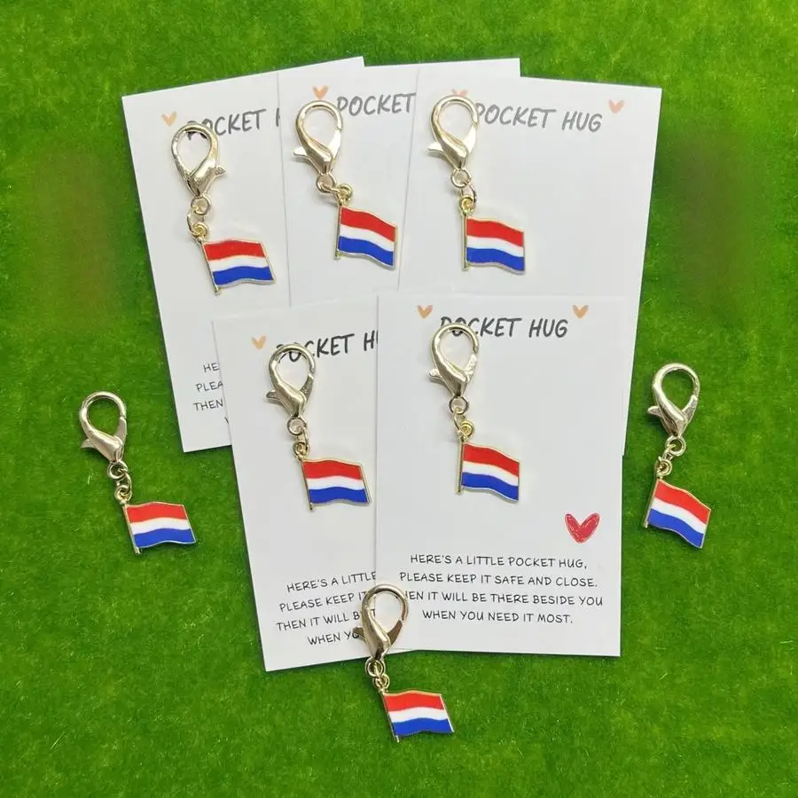 1/5/10/20/50/100pcs s, Featuring a Free Dutch Flag Pattern Accessory + Inspiring Pocket Hug Card, Both Motivational and Dignifie