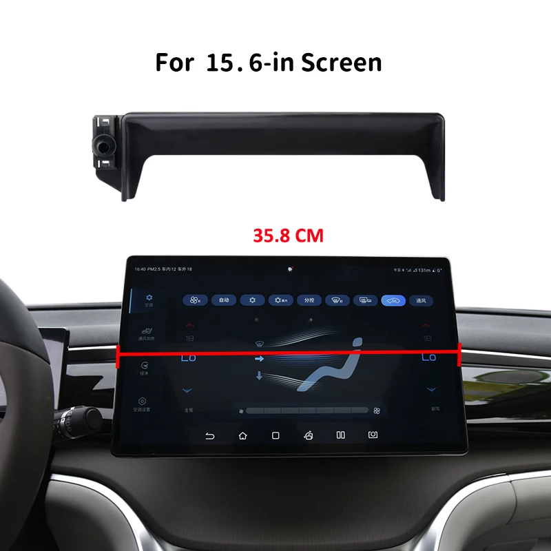 Car Mobile Phone Holder For BYD Atto 3 Yuan plus Ev Tang 12.8/15.6 inch Screen Stand 15W Wireless Charging Cell Phone Support