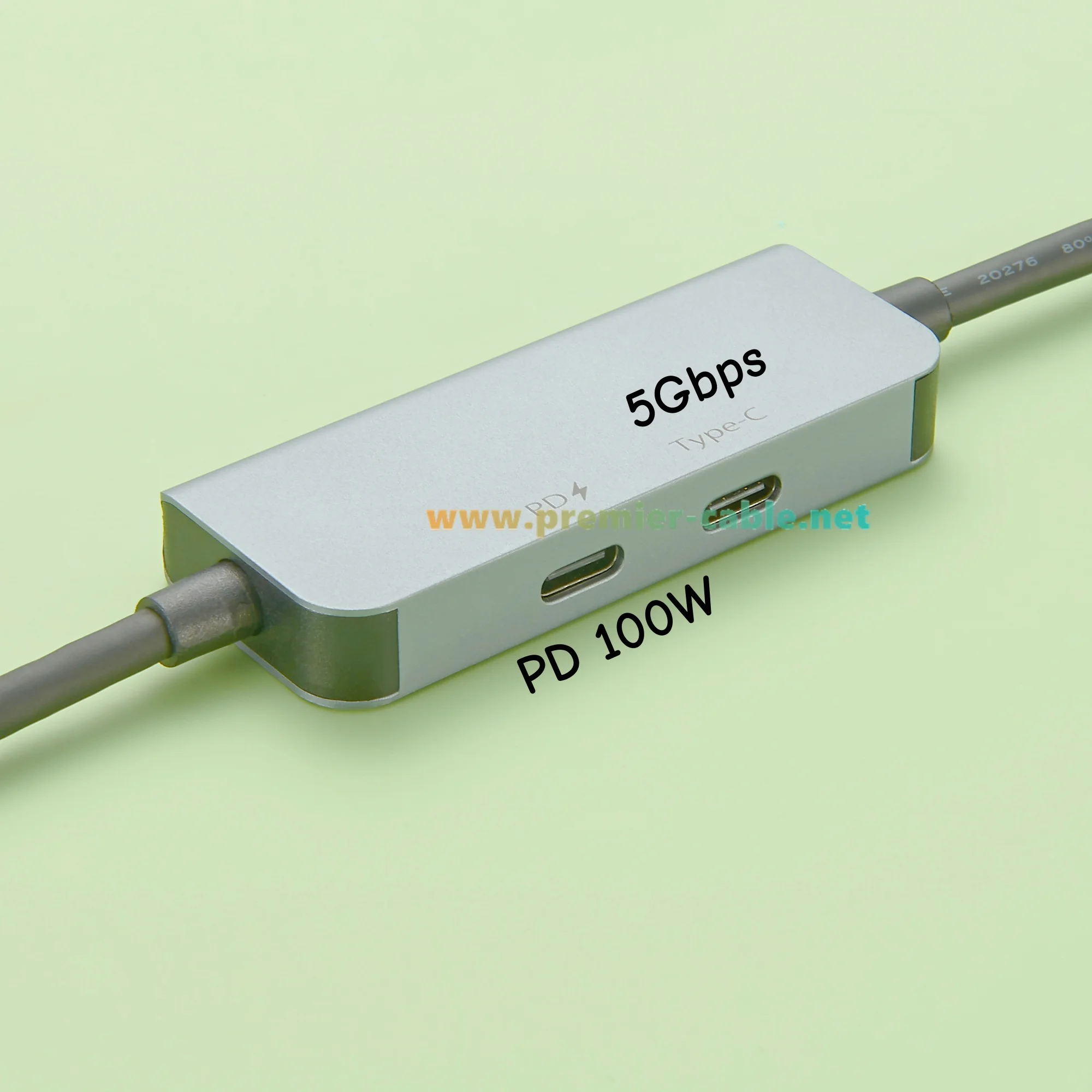 Kabel USB C do High Definition Multimedia Interface 4K@122Hz Adapter USB Typu C Hub z Ładowaniem PD 100W