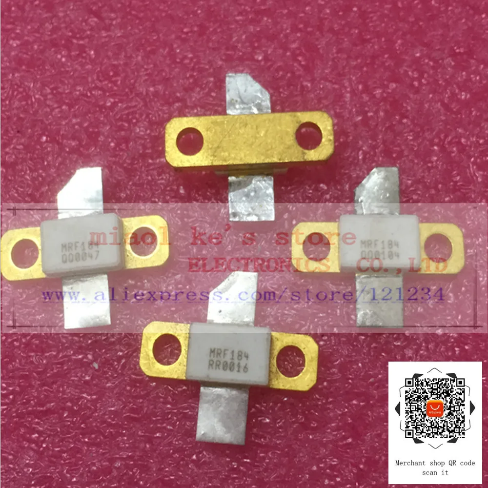 MRF184 MRF184R1 (With tin) [ 65V 100mA 60W 1GHz ] LATERAL N-CH BROADBAND RF POWER MOSFETs TRANSISTOR - 100% Original