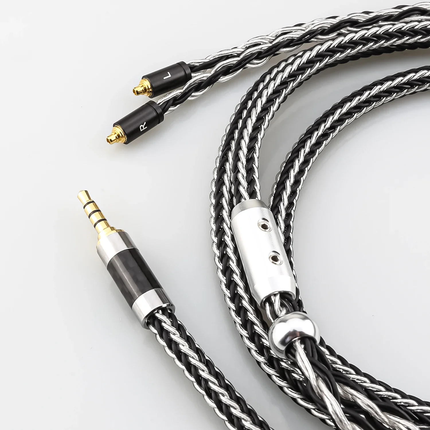 Ulepszony 16-żyłowy kabel XLR 7N OCC z symetrycznym wyjściem 2.5mm 3.5mm 4.4mm do słuchawek AKG N5005 N30 N40 MMCX IE300, wysokiej jakości audio. — zdjęcie produktu 6
