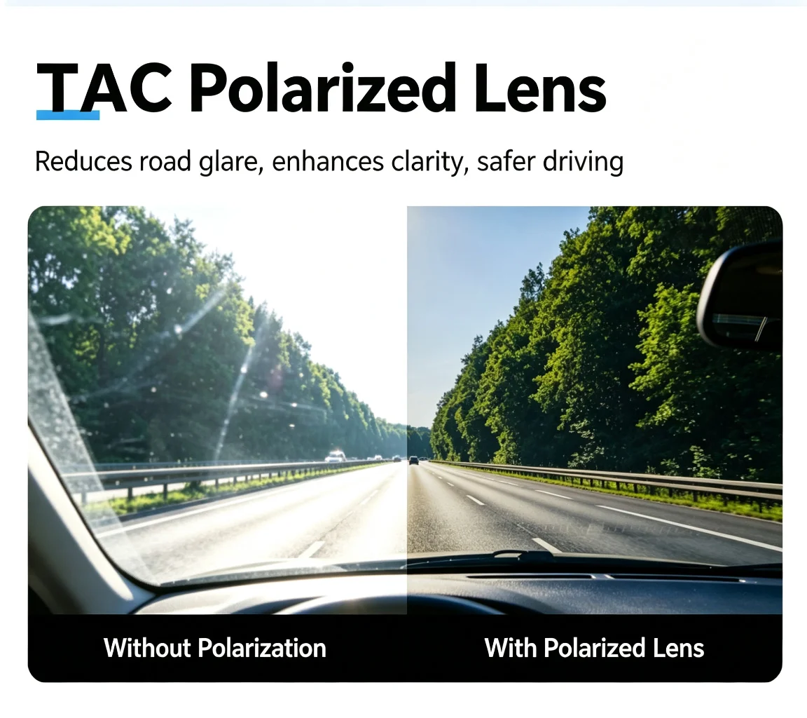 ZUKKA Over Glasses Polarized Sunglasses TAC UV400 TR90 Frame Fit Over Prescription Glasses for Driving Cycling