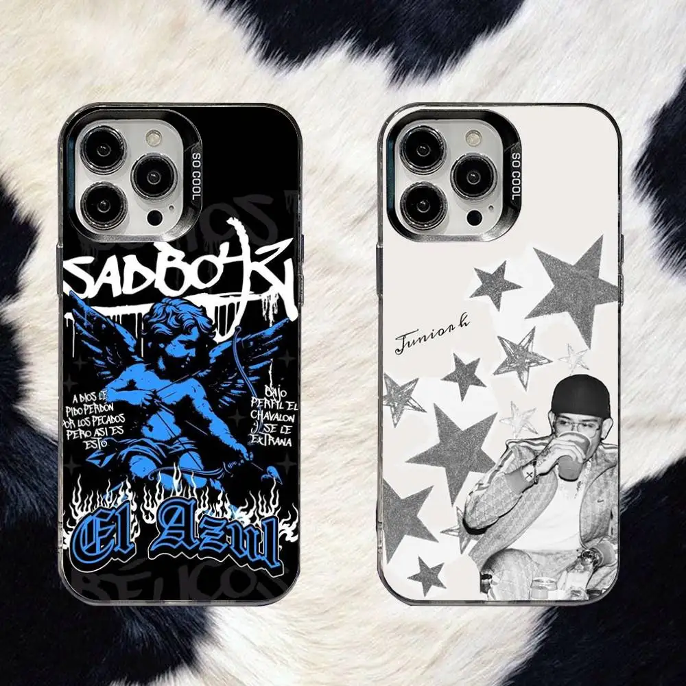 

Junior H $AD BOYZ 4 LIFE Phone Case For iPhone 16,15,14,13,12,11,8,7,Pro,Max,Plus,Mini,XS,SE Anti Fall Black Matte Hard