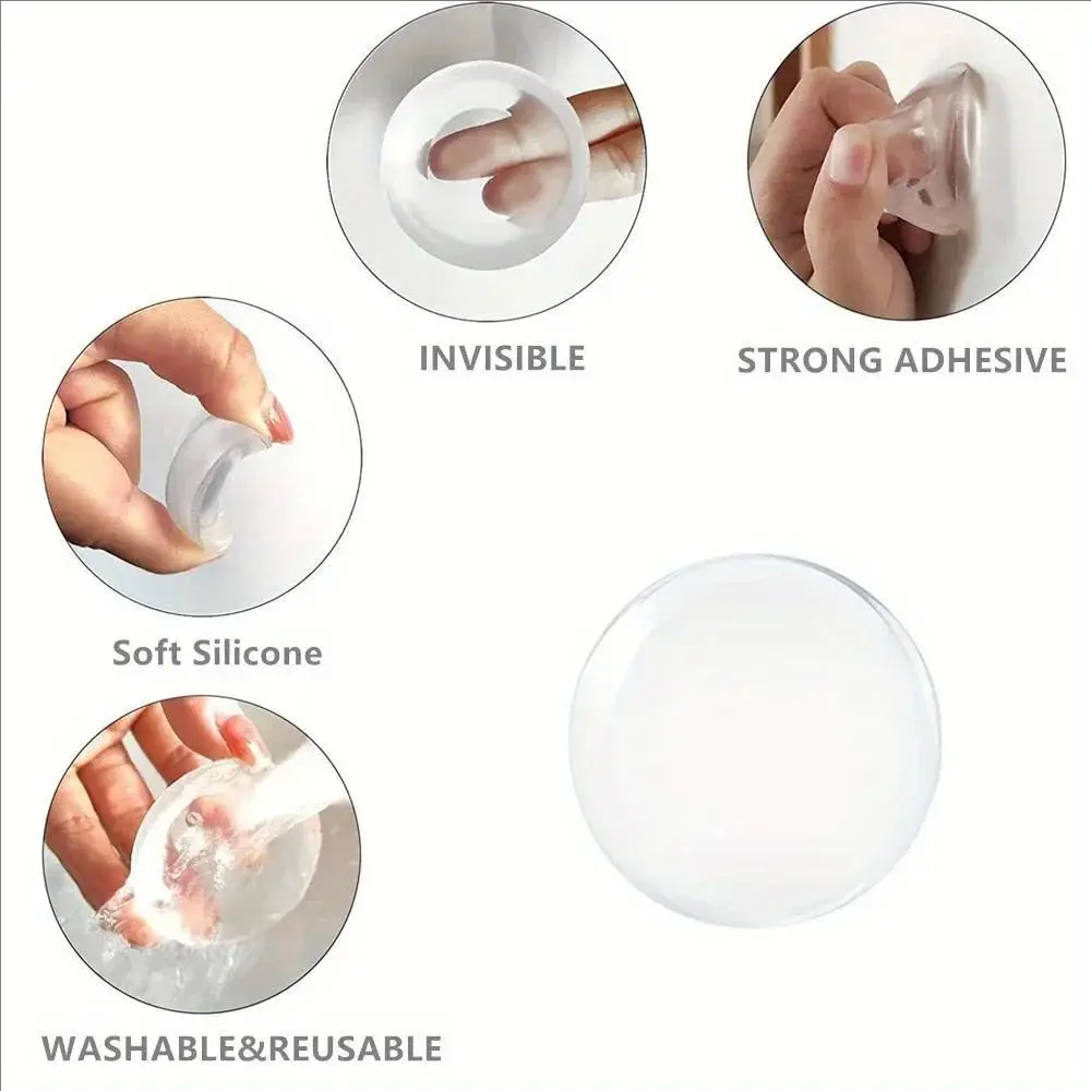 Protector de pared para manija de puerta con silenciador de goma para gatos y perros - imagen 4
