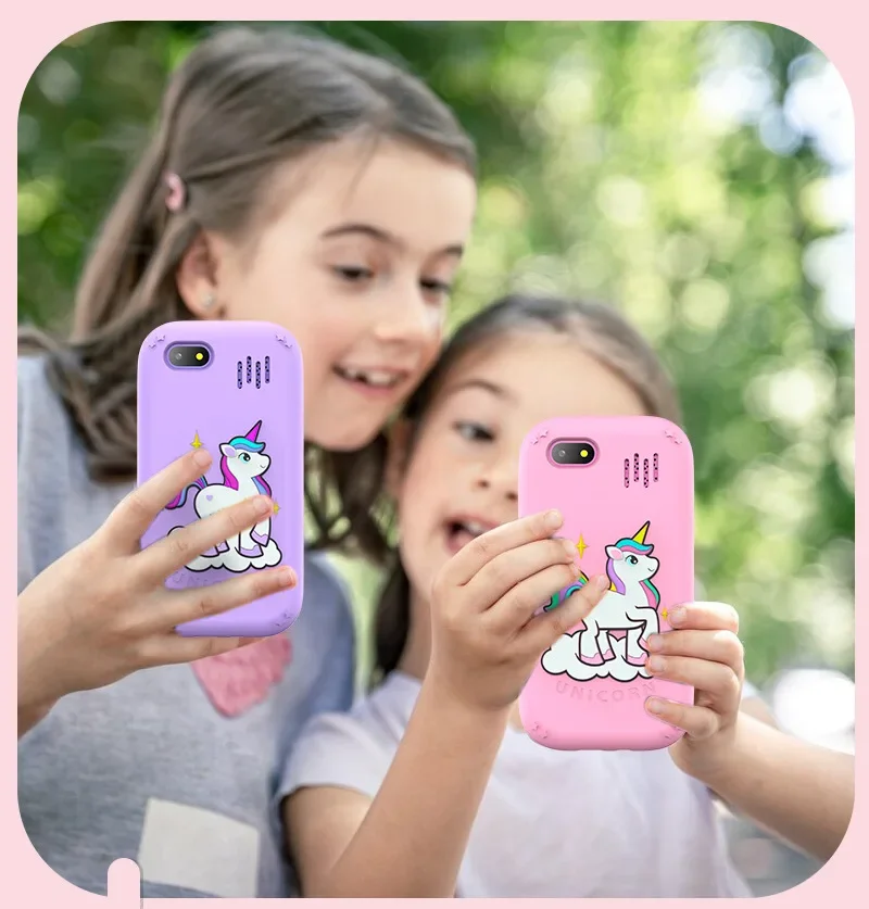 Zongxin W9 Children's Mp3 Mobile Video Photography Entertainment Cartoon Unicorn Camera Fun Games Touch Screen Christmas Gift