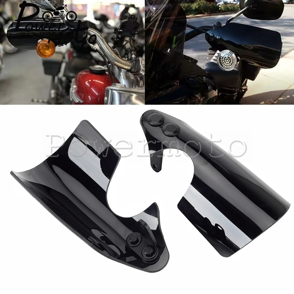 

For Harley Road King Custom FLHRS FLHRSI 2006 EFI FLHRS 2007 Polycarbonate Handguard Motorcycle Hand Shield Protector Guards