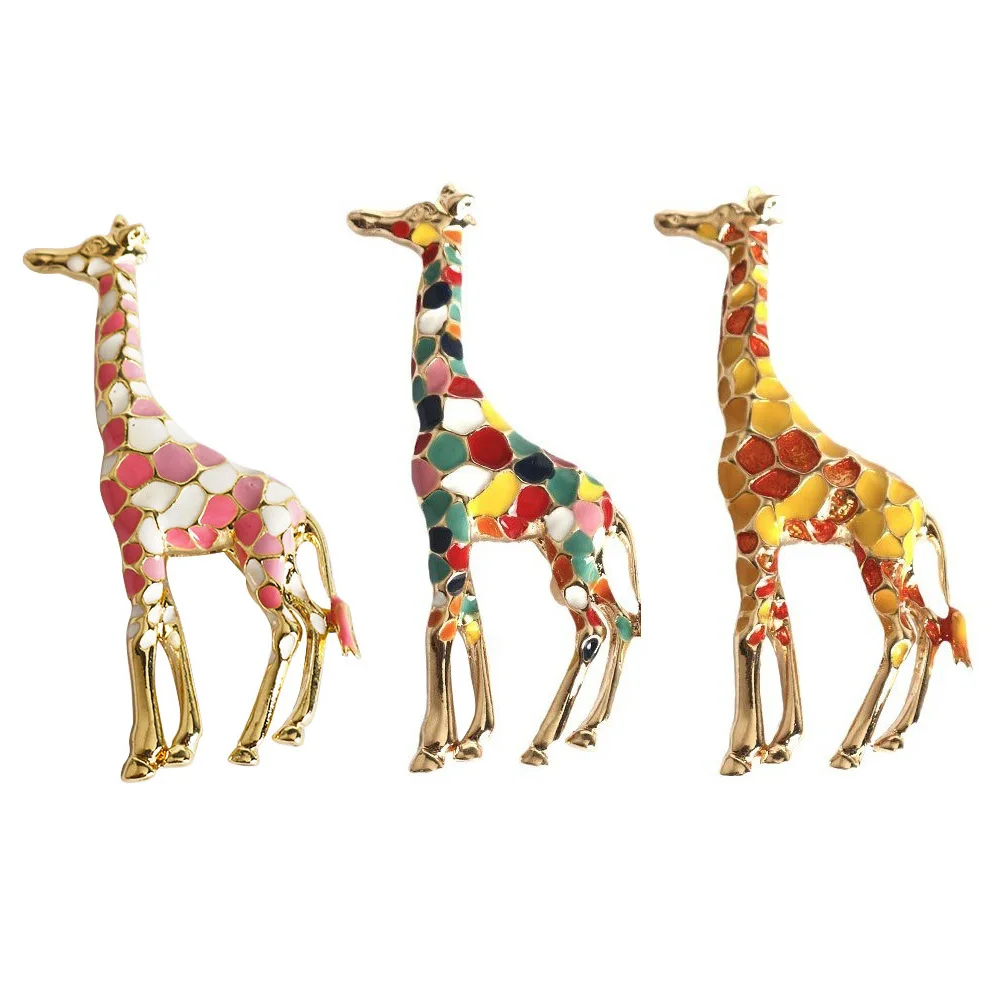Brooch Women's Accessories Chest Flower Pin Giraffe Cute Men's Suit Coat Versatile Fashion Buckle