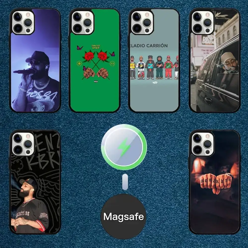 

E-Eladio C-Carrion Sauce Boyz Phone Case For iPhone 16,15,14,13,12,11,Plus,Pro,Max Mini Magsafe Magnetic Wireless Charging