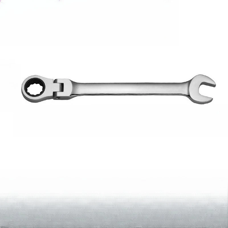 

No. 14mm flexible head quick wrench, plum open dual-purpose ratchet wrench