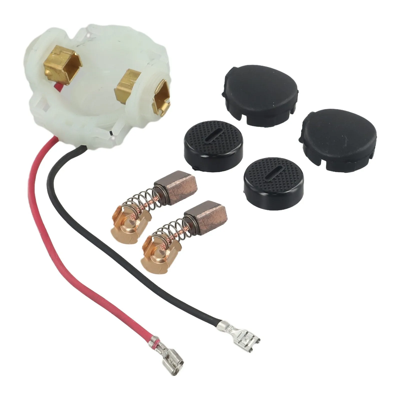 

For Makita CB430, BGA450, BGA452: 7-Piece Carbon Brush Kit with IDC Connector - Includes 638448-2, 638921-2