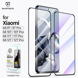 SmartDevil Screen Protector for Xiaomi Mi 14T Full Cover Tempered Glass Film HD Anti Blue Ray