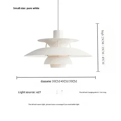 Nordic Chandelier PH5 Danish  Flying Saucer Design Bedroom Simple Modern Restaurant Bar Bedside Lamps Room Decor Pendant Light