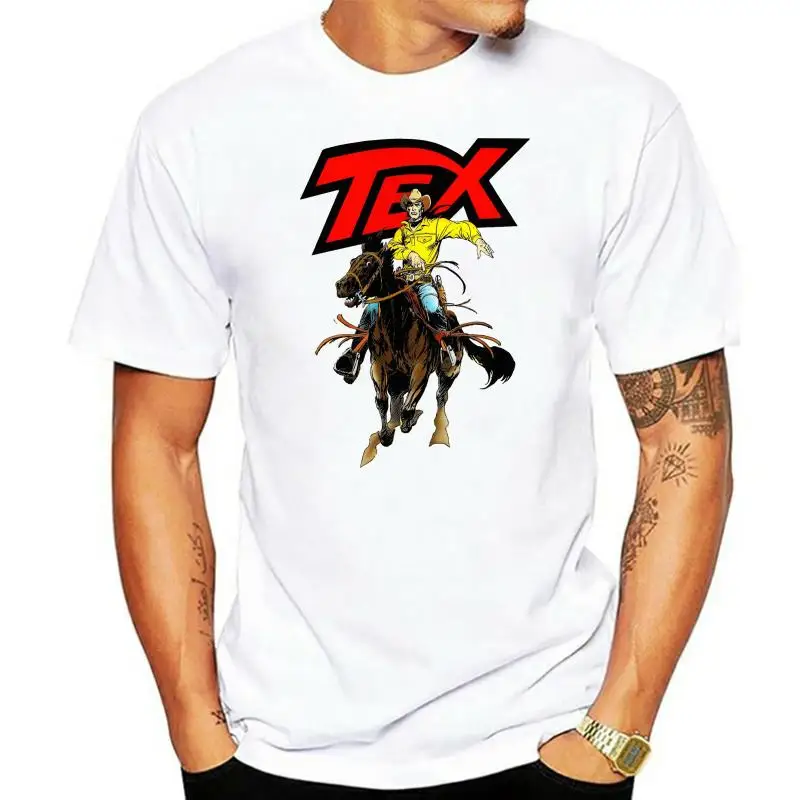 

Bailey Geddes Tex Italian Comic t-Shirt Tex Willer Retro Western Comics