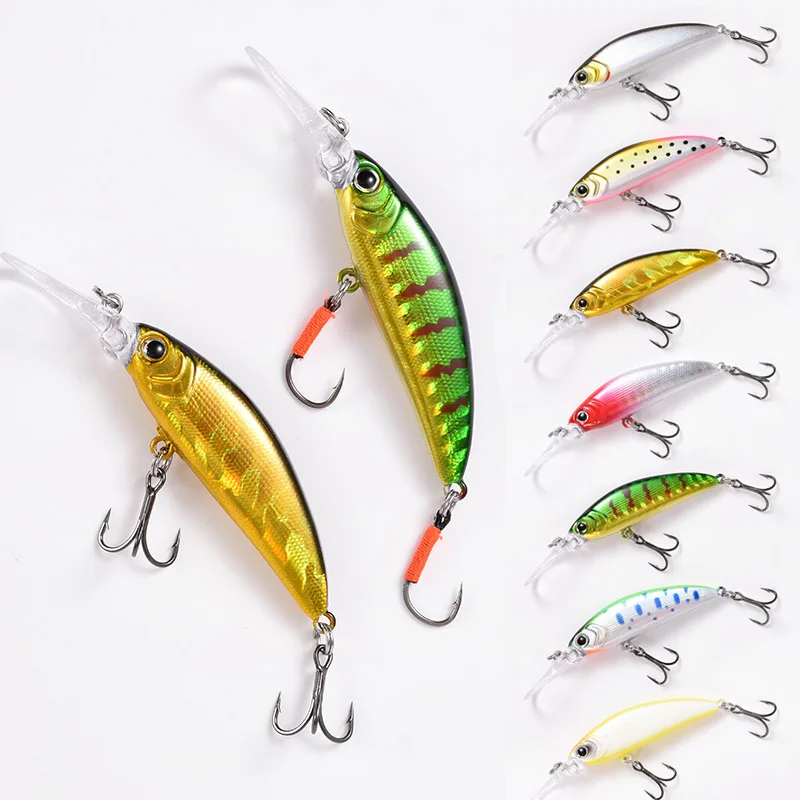 

New Trolling Long Tongue Minnow Micro 5.5g Sinking Dummy Bait for Sea Fishing Freshwater Ciguatera Seabass Warbler