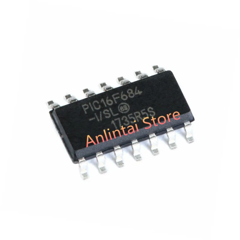 5pcs PIC16F684-I/SL PIC16F684  SOP14  IC MCU 8BIT 3.5KB FLASH 14SOIC