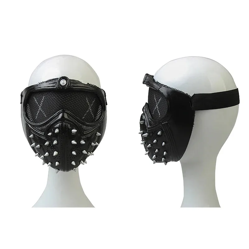 لعبة ساعة الكلاب 2 وجع تأثيري الشرير هوديي سترة قناع زي الدعائم بدلة حفلة لجميع القديسين الرجال الزي لعب الأدوار تأثيري