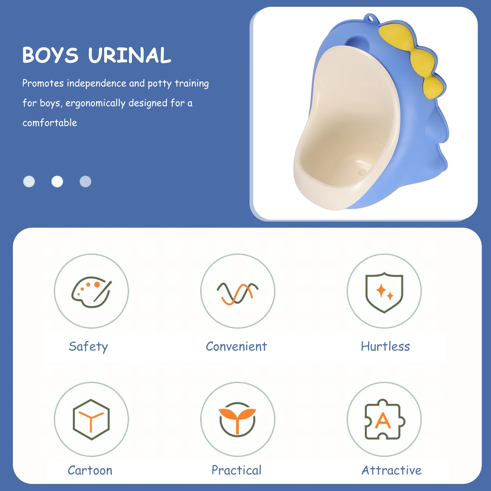 

Dinosaur Boys Toddler Funny Toddler for Dinosaur Training Urinal Boys Baby Potty Training Portable Kids Urinal Potty