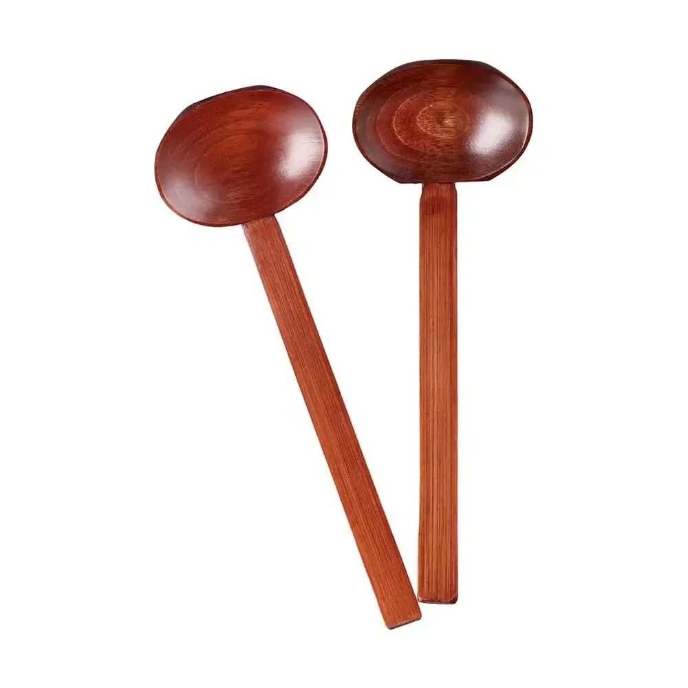 

Durable Multi-Use Tableware Wooden Ladle Colander Ramen Spoon Slotted Spoon Kitchen Utensil Tool Soup Spoon