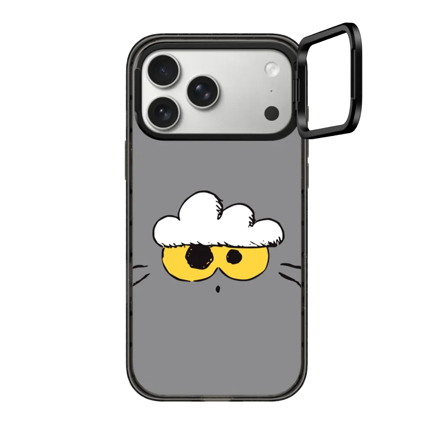 

601033 Lens ring Stand Acrylic Border Magnetic Case: Compatible with IPhone 17 16 15 14 Pro Max 17Pro