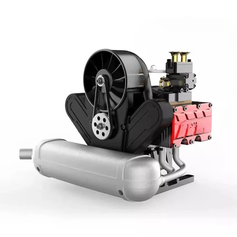 Miniature horizontally opposed four-cylinder