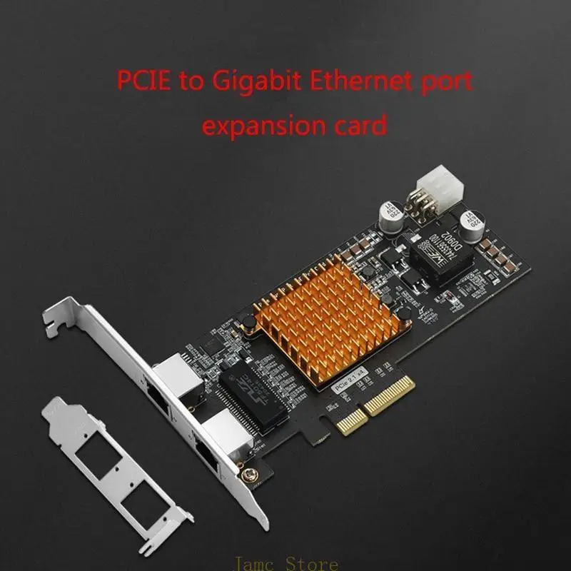 

LX0B Двойные порты POE 10/100/1000M Gigabit PCI-E 4X СЕВЕТА КАРТА ETHERNET CONTRET