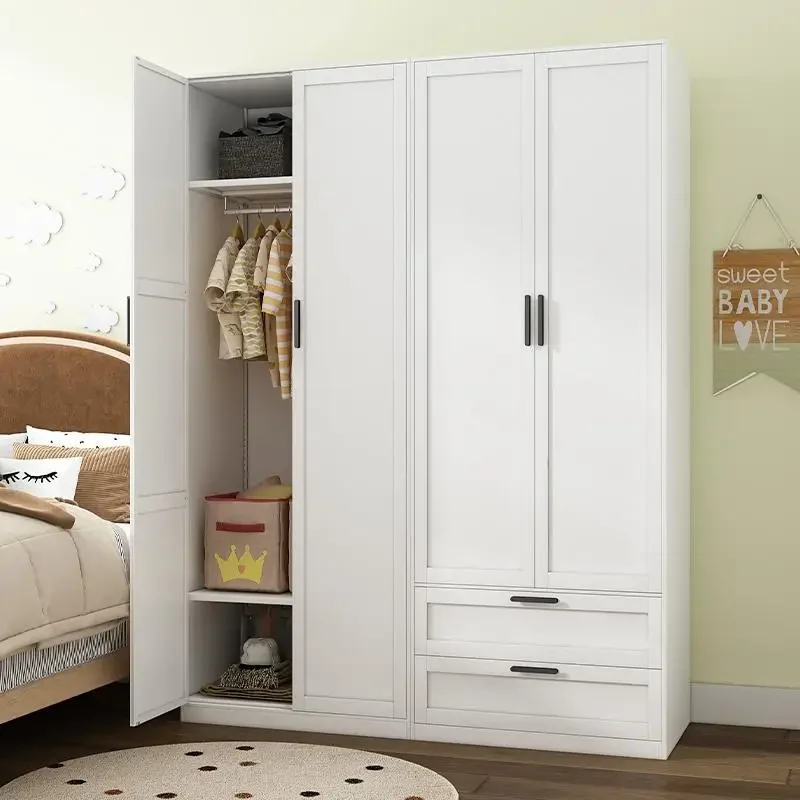 خزانة كبيرة لمجموعة البنات، خزانة تخزين بسيطة، خزانة ملابس مفتوحة للأطفال، ملابس معدنية، أثاث Armario De Ropa #2