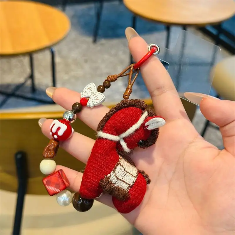 

Очаровательный плюшевый чехол для телефона «Пони», подвеска, брелок для ключей, камера, украшение Ccd, анти-потерянная веревка, подарок для девочек, сумка, брелок