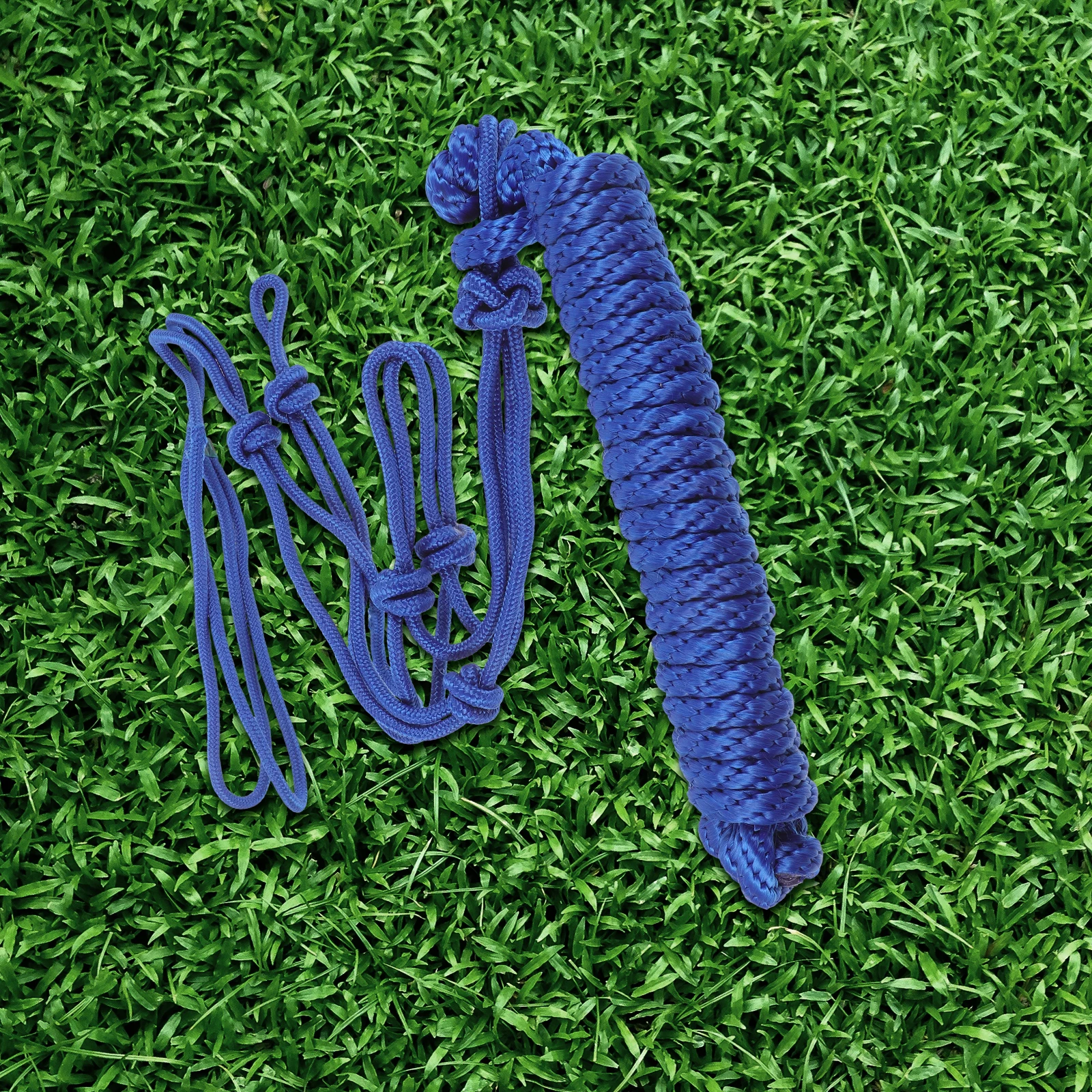 حبل مضفر على شكل رسن حصان، عقدة قاسية، مقاوم مريح للتدريب في الهواء الطلق، طوق الثدي الغربي