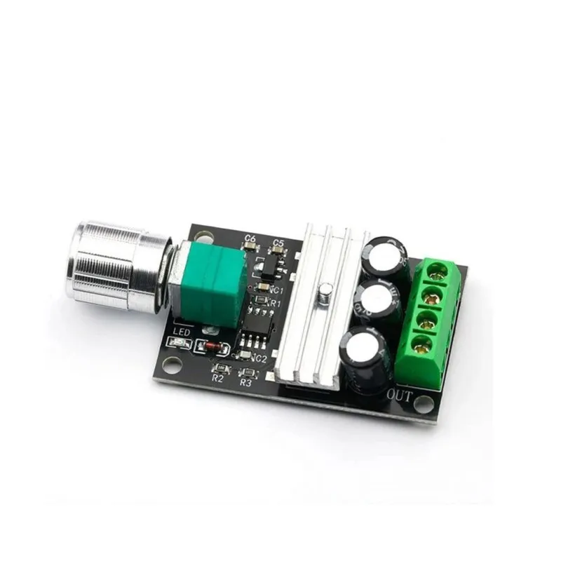 1/2/5pcs DC 6V 12V 24V 28VDC 3A 80W PWM Motor Speed Controller Regulator Adjustable 3A Motor Speed Controller Regulator A5