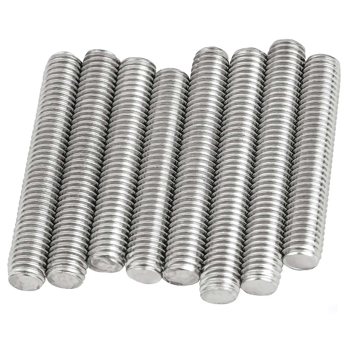 M6 M8 304 Stainless Steel Full Thread Rod Screw Rod Headless Bolt Thread Full Threaded Stud